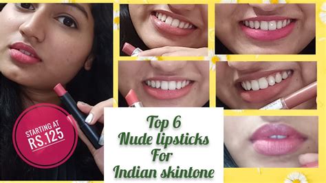 My Top Nude Lipsticks For Indian Skintone Nude Lipsticks Under Rs