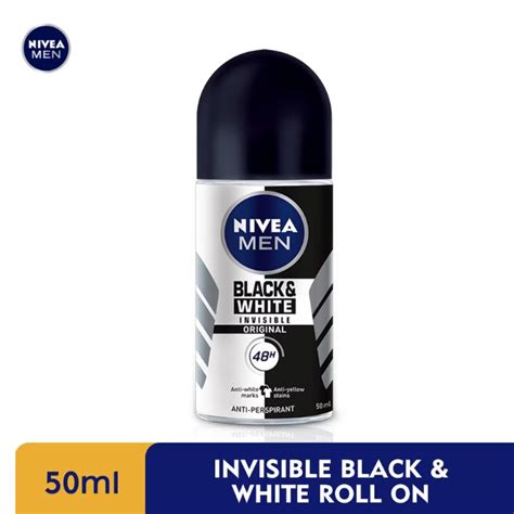 Nivea Men Black White Invisible Original Deodorant Roll On 50ml