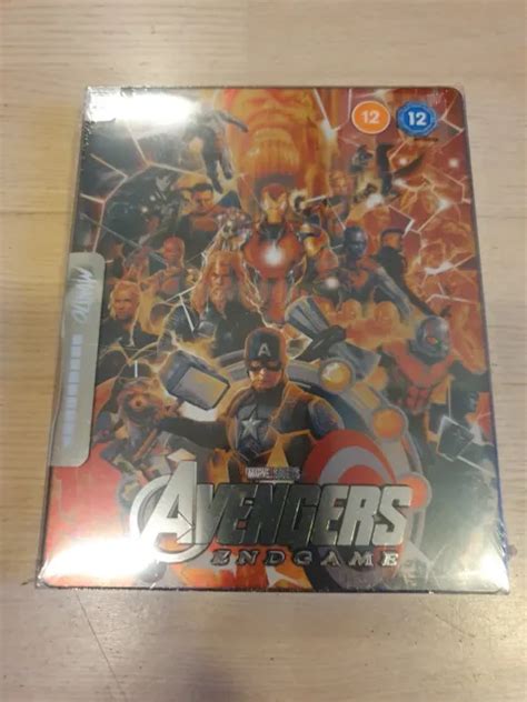 AVENGERS ENDGAME MONDO Steelbook 4K UHD Blu ray NEUF SCELLÉ EUR