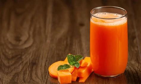 Jugo De Naranja Con Zanahoria Combinación Nutritiva Y Deliciosa