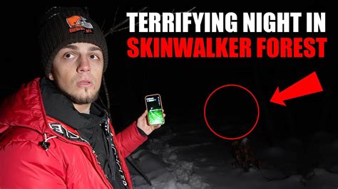 Terrifying Experience Camping In Skinwalker Forest Youtube