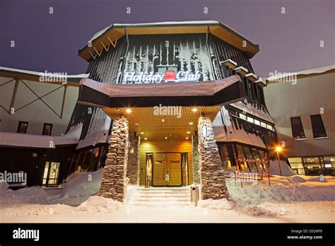 The Holiday Club Yllas Saaga Hotel in the Sport Resort of Yllas Lapland Finland Stock Photo - Alamy