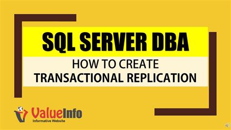 How To Configure Transactional Replication In Sql Server Step By Step