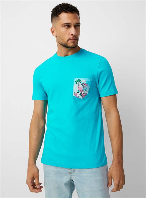 Accent Pocket T Shirt Le 31 Shop Mens Printed And Patterned T Shirts