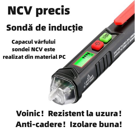 Detector De Tensiune AC Fara Contact Habotest Special Pentru