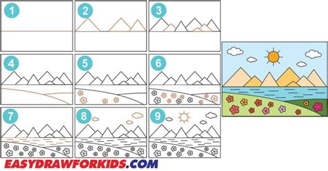 How To Draw Scenery - 10 Steps (With Pictures)