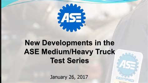 New Developments In The Ase Medium Heavy Truck Test Series Youtube