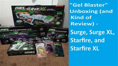 Gel Blaster Unboxing And Kind Of Review Gel Blaster Surge Surge