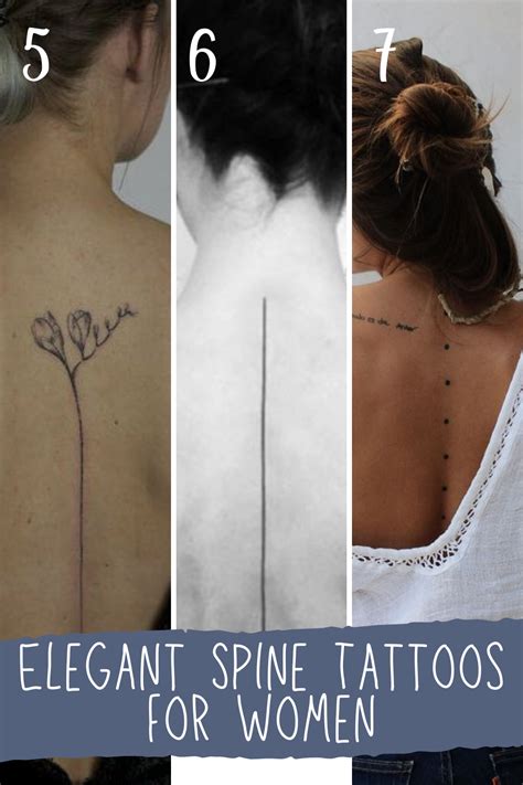 21 Elegant Spine Tattoos For Women That Symbol Of Strength Artofit