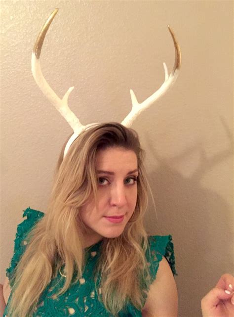 Adult Deer Antler Headband Natural Realistic Looking Adult Etsy