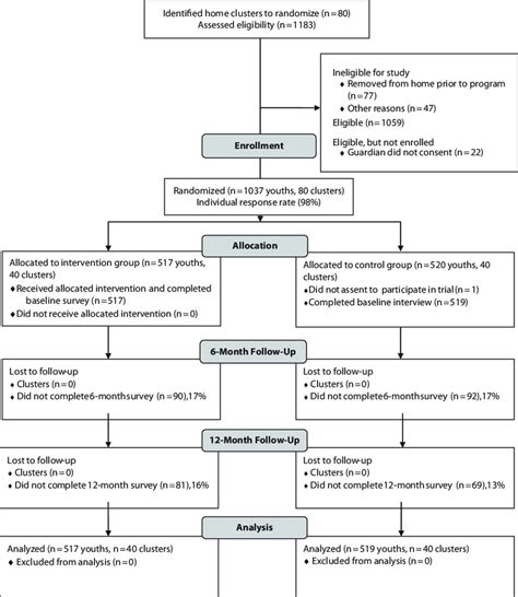 Consort Diagram For The Randomized Clinical Trial Of The Power Through Download Scientific