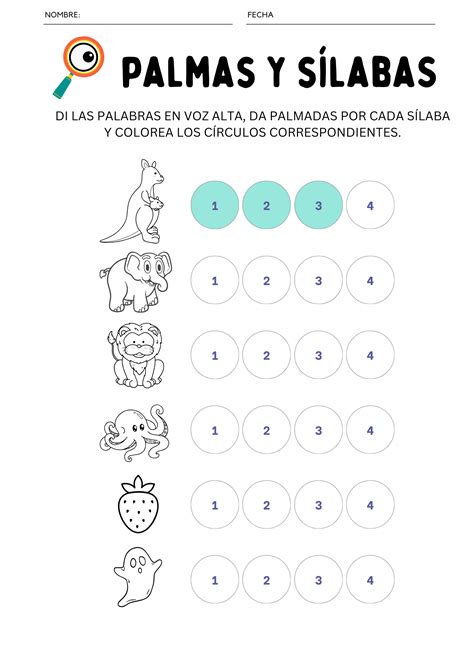 Conteo De S Labas Para Ni Os Fichas Gratuitas Educamundo Recursos