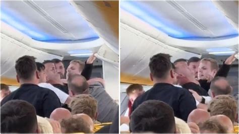 Vídeo Así fue la pelea que obligó a desviar a Santiago un vuelo entre