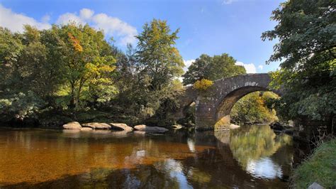 Stone bridge over the river [2] wallpaper - Nature wallpapers - #38001