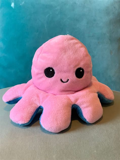 Reversible Octopus Plushie Free Uk Shipping Etsy