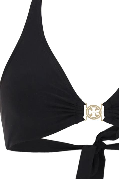 Buy Tory Burch Miller Hipster Bikini Top Xs Black At Off