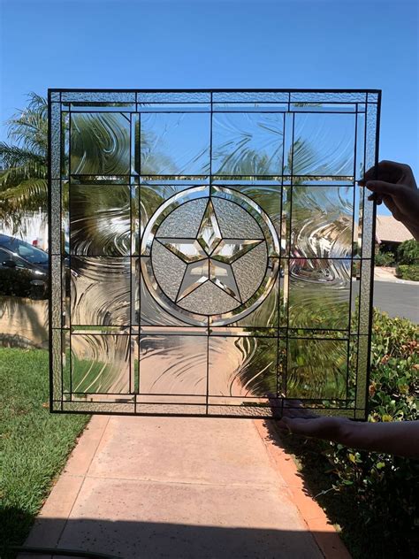 Texas Star Glass Sealed Within Tempered Glass