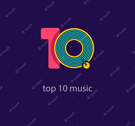 Os 10 Principais Logotipos De Música Cores Exclusivas Vetor De Modelo