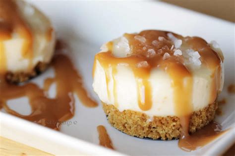 Mini Salted Caramel Cheesecake Simply Bakings