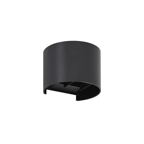 Lindby Nivar applique extérieur LED ronde noir Luminaire fr