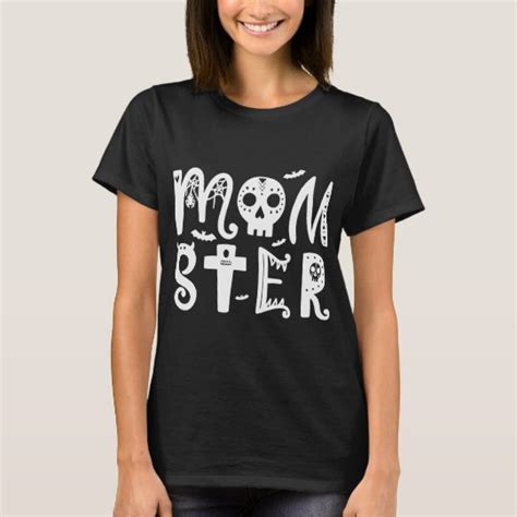 Momster Halloween Mom Mama Funny T Shirt