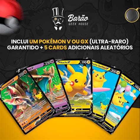 Original Pacotinho De Cartas Pokemon V Gx Garantido No Shoptime