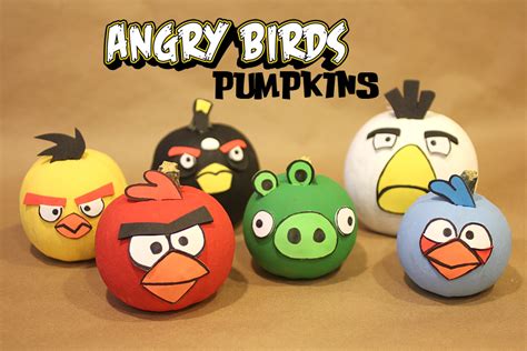 Angry Birds Pumpkins - Repeat Crafter Me