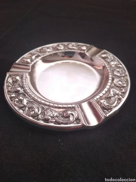 Cenicero Plata Contrastada Comprar Plata De Ley Antigua En Todocoleccion 247342885