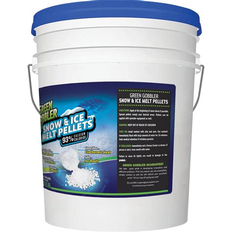 Snow And Ice Melt Pellets 93 Calcium Chloride 25lbs