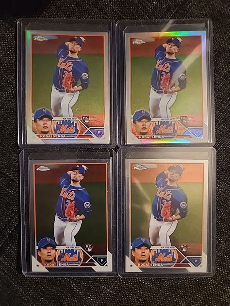 Topps Chrome Kodai Senga Rc Refractor And Base Rc