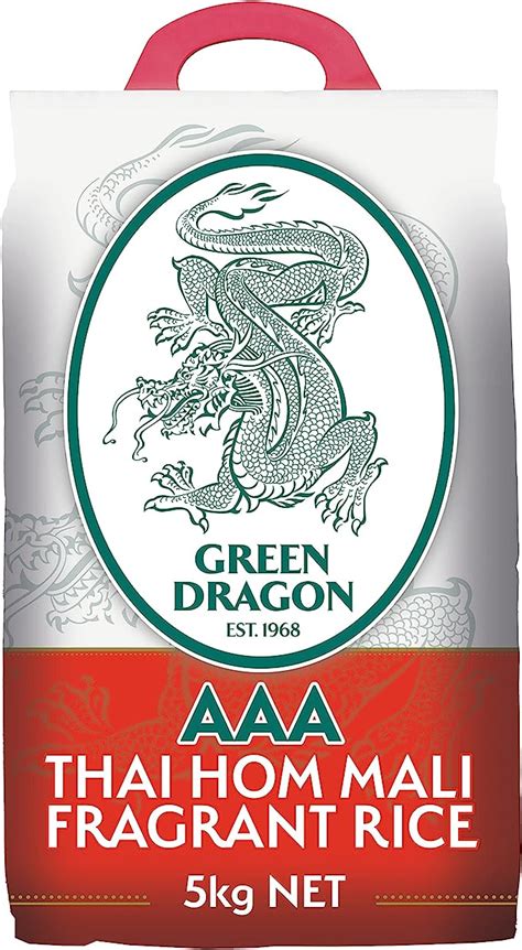 Green Dragon Thai Fragrant Jasmine Rice Kg Thai Hom Mali Aaa