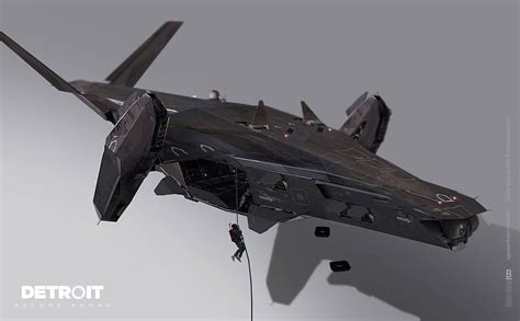 Dropship Concept Art from Detroit: Become Human #art #artwork #gaming # ...