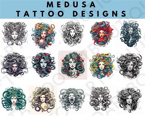 Medusa Tattoo Designs Tattoo Ideas for Women Tattoo Ideas - Etsy