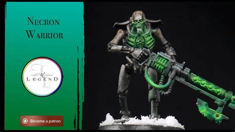 How To Paint Necron Warriors Lil Legend Tutorial