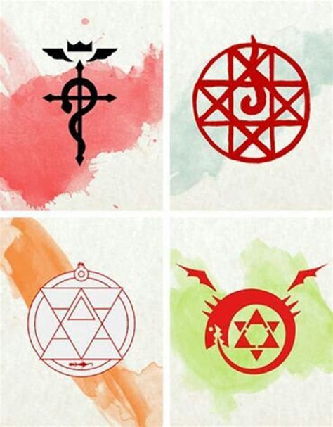 Fullmetal Alchemist Symbols Cross Stitch Pattern - Etsy Finland