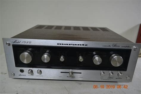 Marantz Model 1040 Integrated Amplifier Repriced Audio Soundbars