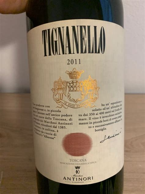 2011 Marchesi Antinori Tignanello Toscana Igt 1 Magnum Catawiki