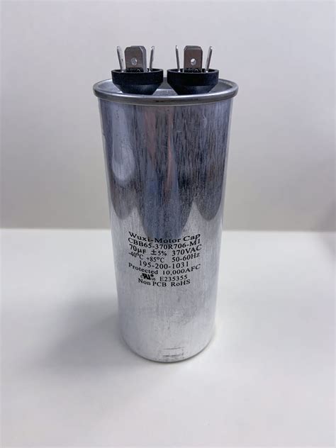 Cbb65 370r706 M1 70 Uf 370 Vac Capacitor 195 200 1031 46p008 01nn