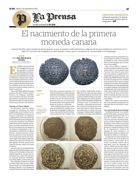 El Nacimiento De La Primera Moneda Canaria