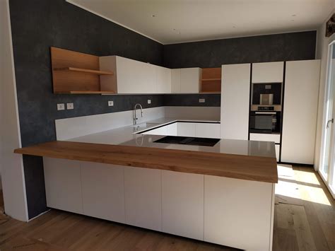 Cucina Ernestomeda One Bianco Legno E Nero Arredo Interni Cucina