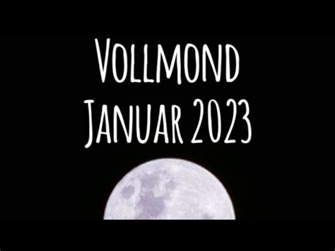 KREBS Tarot Vollmond Orakel Januar 2023 YouTube