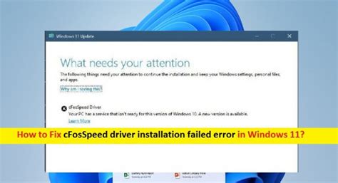 Como Consertar A Instala O Do Driver Cfosspeed Falhou Windows