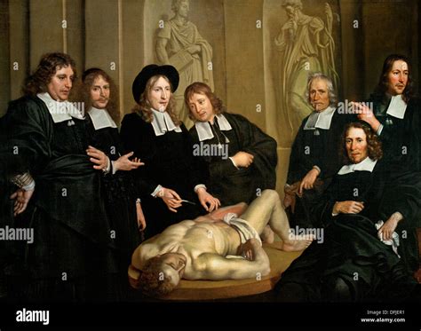 The Anatomy Lesson of dr Frederik Ruysch 1670 Adriaen Backer Museum Stock Photo: 61257701 - Alamy