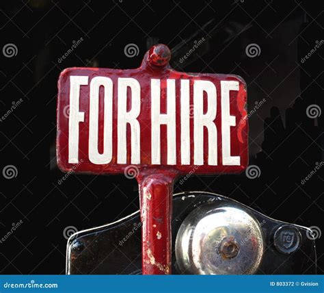 For Hire Sign Stock Photography Image 803372