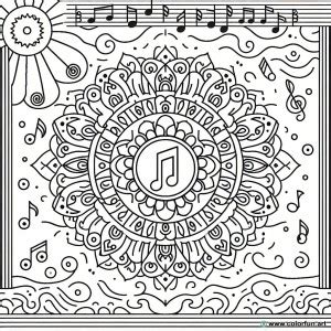 Coloriages De Notes De Musique Coloriages Gratuits Pour Enfants