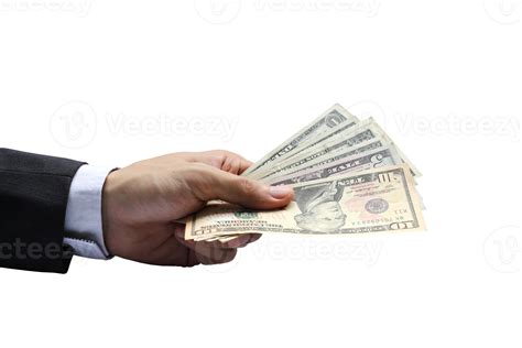 Hand Holding Money Dollars 21008361 Png