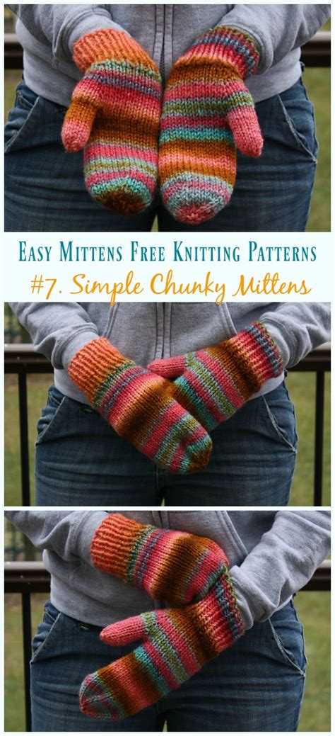 Quick Easy Mittens Free Knitting Patterns Page 2 Of 2 Crochet