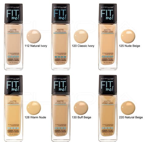 Shade Maybelline Fit Me Foundation - Homecare24