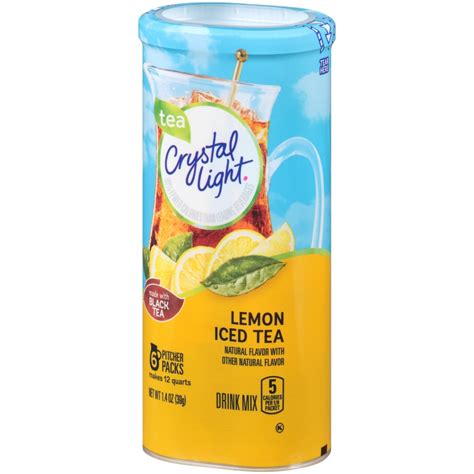 Crystal Light Lemon Iced Tea Makes 12 Quarts American Food Store