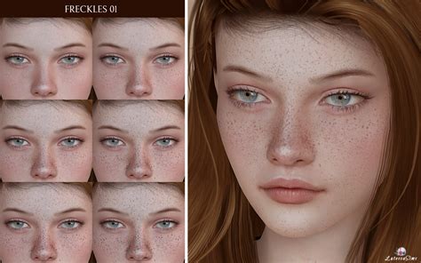 Lutessasims Freckles 01 • Female And Male • All Emily Cc Finds